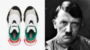 کفش تولیدی شرکت پوما و شباهت آن به هیتلر