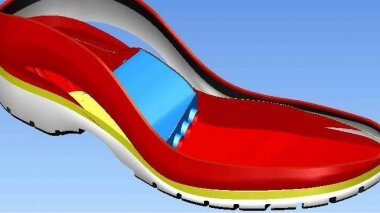 کفش ‏ورزشی با مکانیزم هیدرولیکی